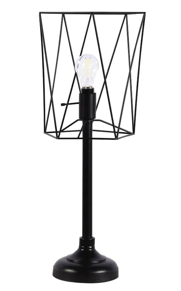 Mayfield Black Metal Slender Torch Table Lamp by Coaster at Eve Furniture