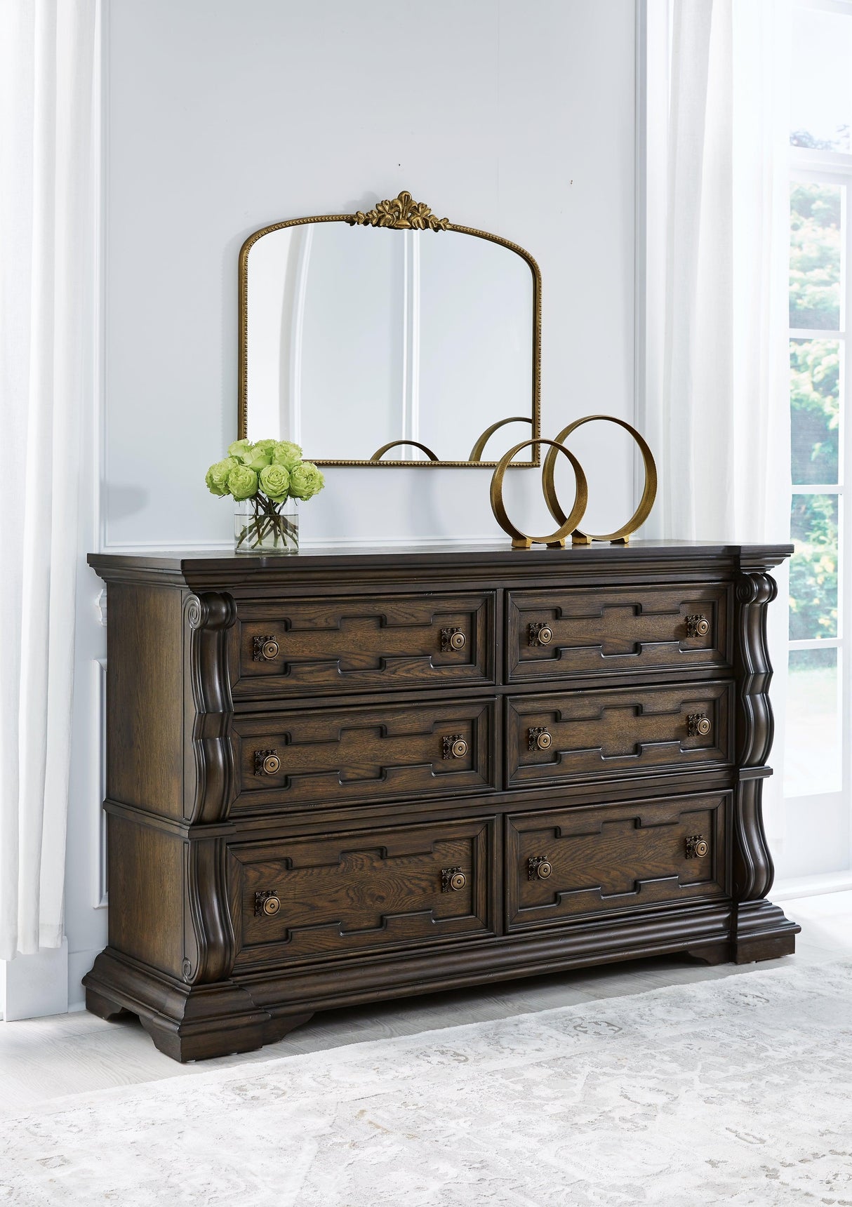 Maylee Dark Brown Dresser by Ashley at Eve Furniture