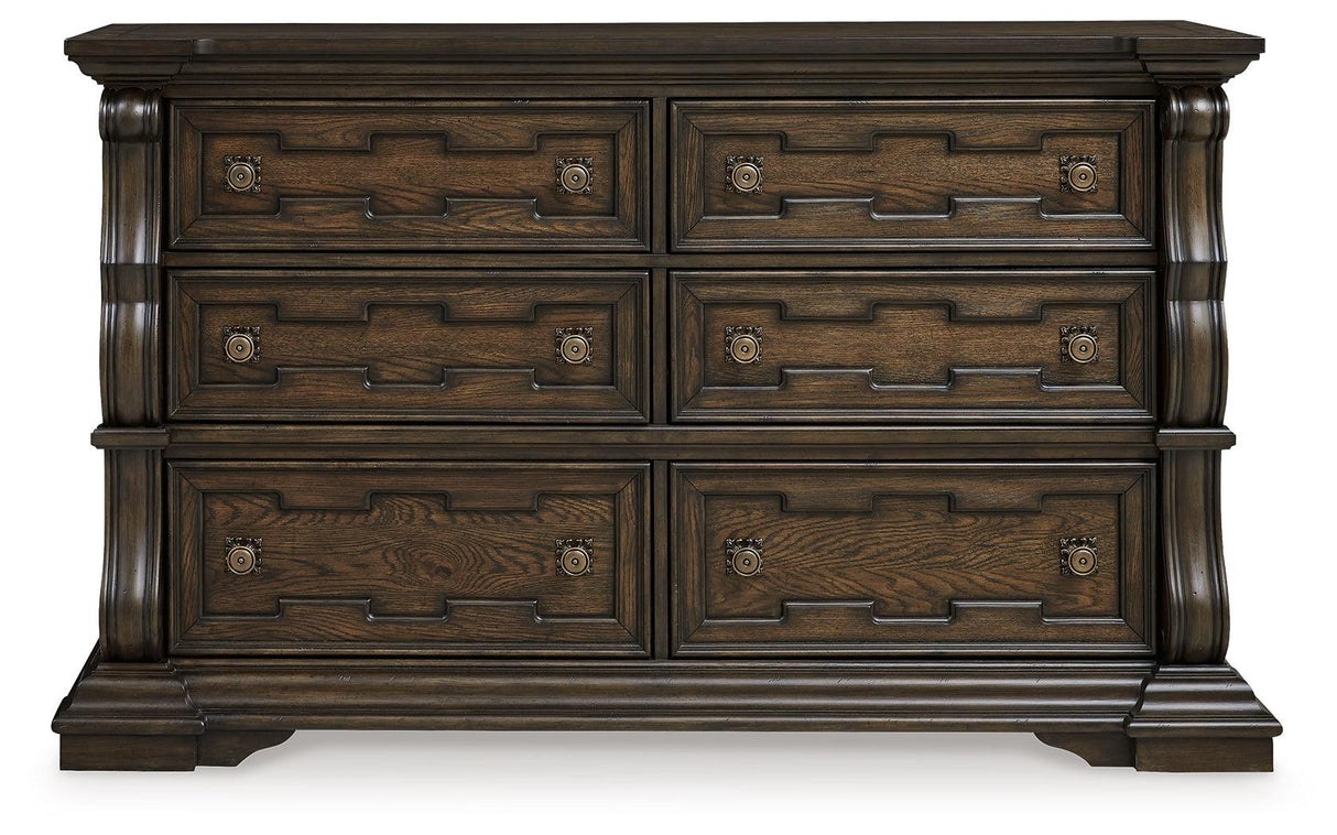 Maylee Dark Brown Dresser by Ashley at Eve Furniture