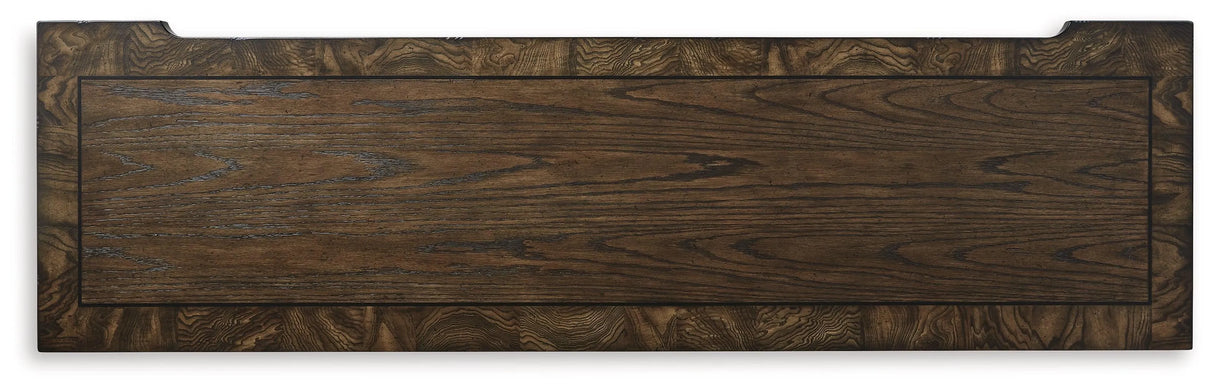 Maylee Dark Brown Dresser by Ashley at Eve Furniture
