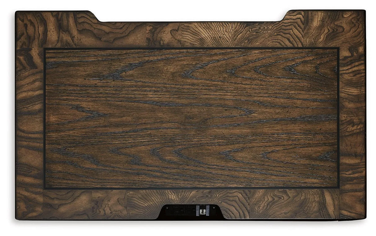 Maylee Dark Brown Nightstand by Ashley at Eve Furniture