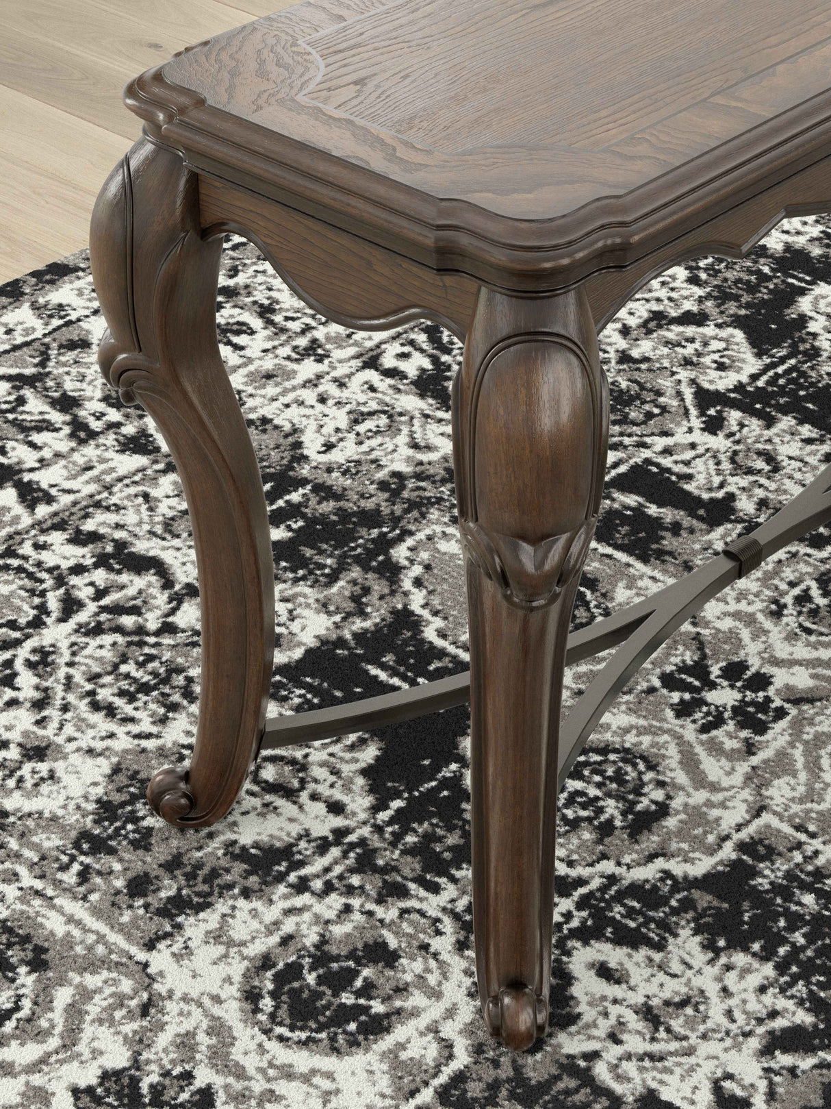 Maylee Dark Brown Sofa Table by Ashley at Eve Furniture