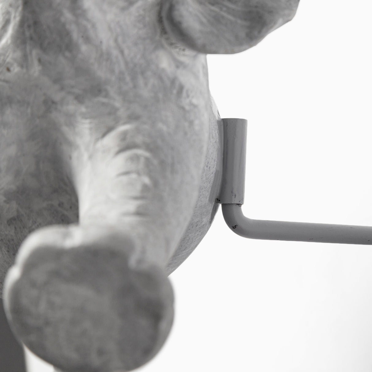 Maynard I Set of 2 Grey Elephant Wall Decorations by Mercana at Eve Furniture