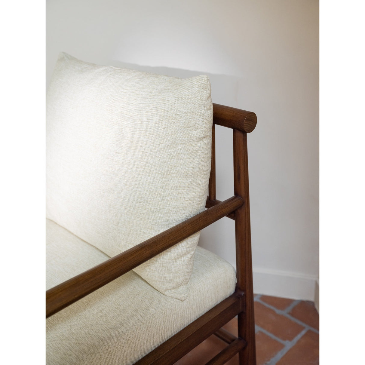Mayne Cream Accent Chair by Moe's Home at Eve Furniture