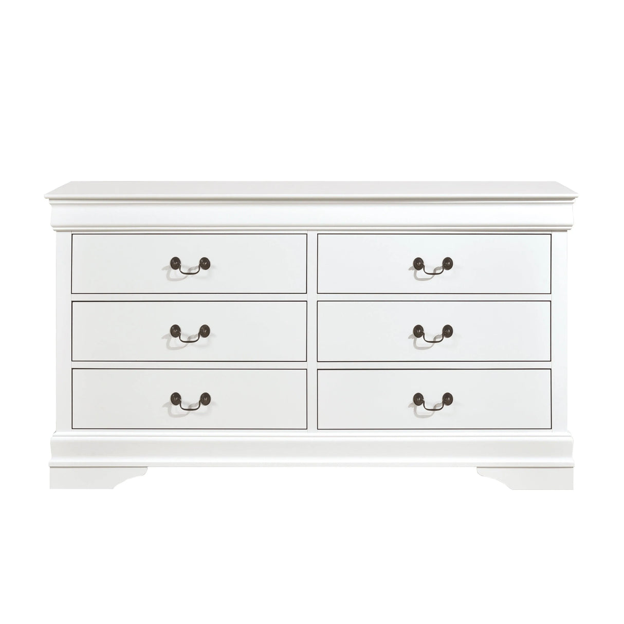 Mayville White Dresser by Homelegance at Eve Furniture