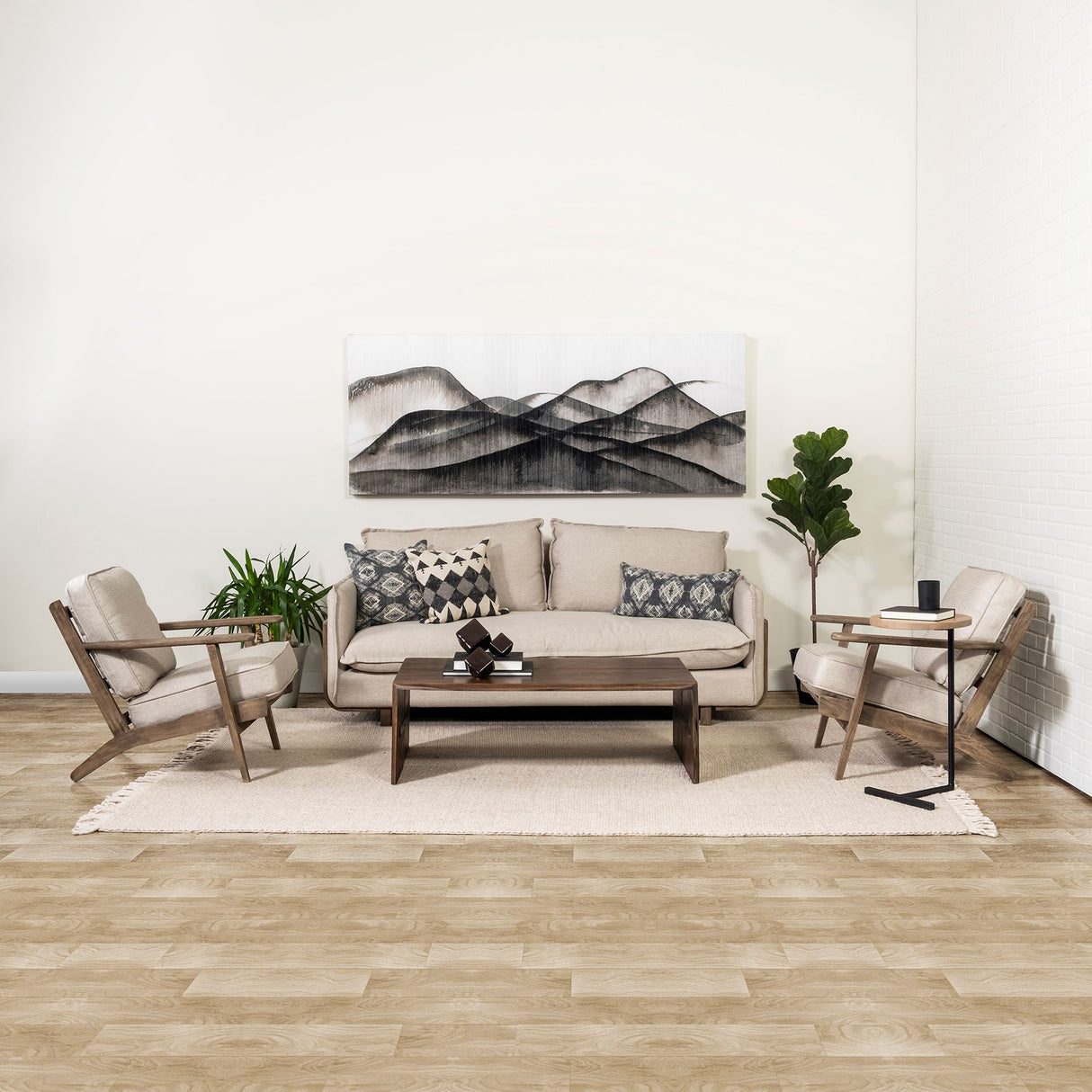 Mayweather (Set of 3) Black Geometric Ceramic Cubes by Mercana at Eve Furniture