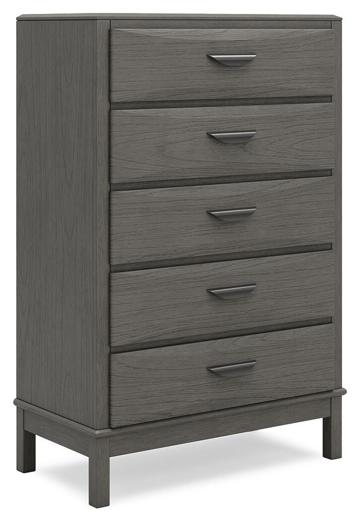Mazing Gray Chest of Drawers by Ashley at Eve Furniture
