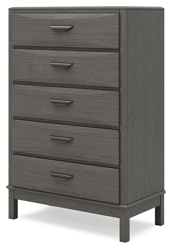Mazing Gray Chest of Drawers by Ashley at Eve Furniture