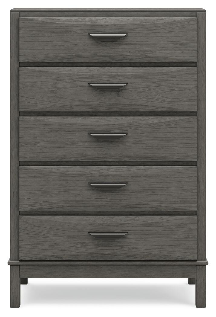Mazing Gray Chest of Drawers by Ashley at Eve Furniture