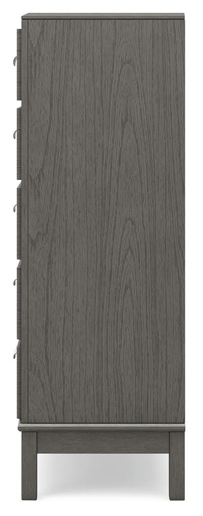 Mazing Gray Chest of Drawers by Ashley at Eve Furniture
