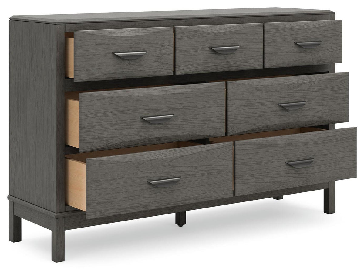 Mazing Gray Dresser by Ashley at Eve Furniture