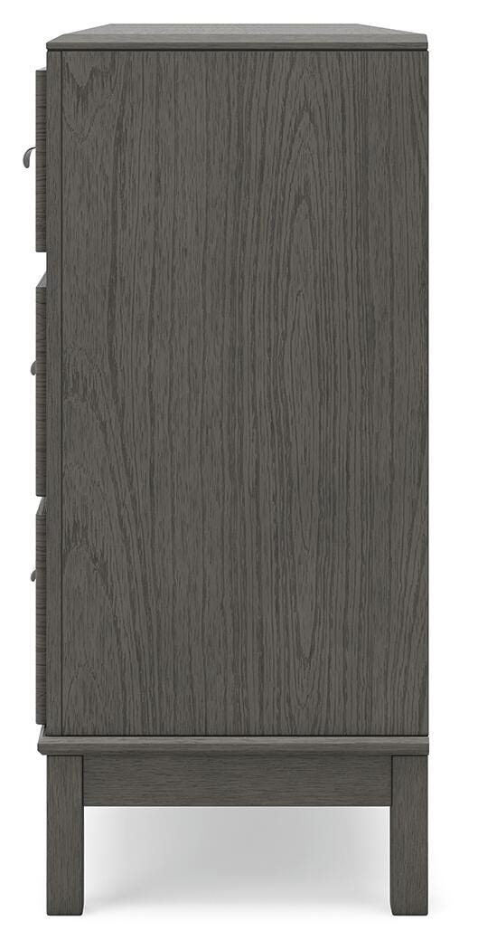 Mazing Gray Dresser by Ashley at Eve Furniture