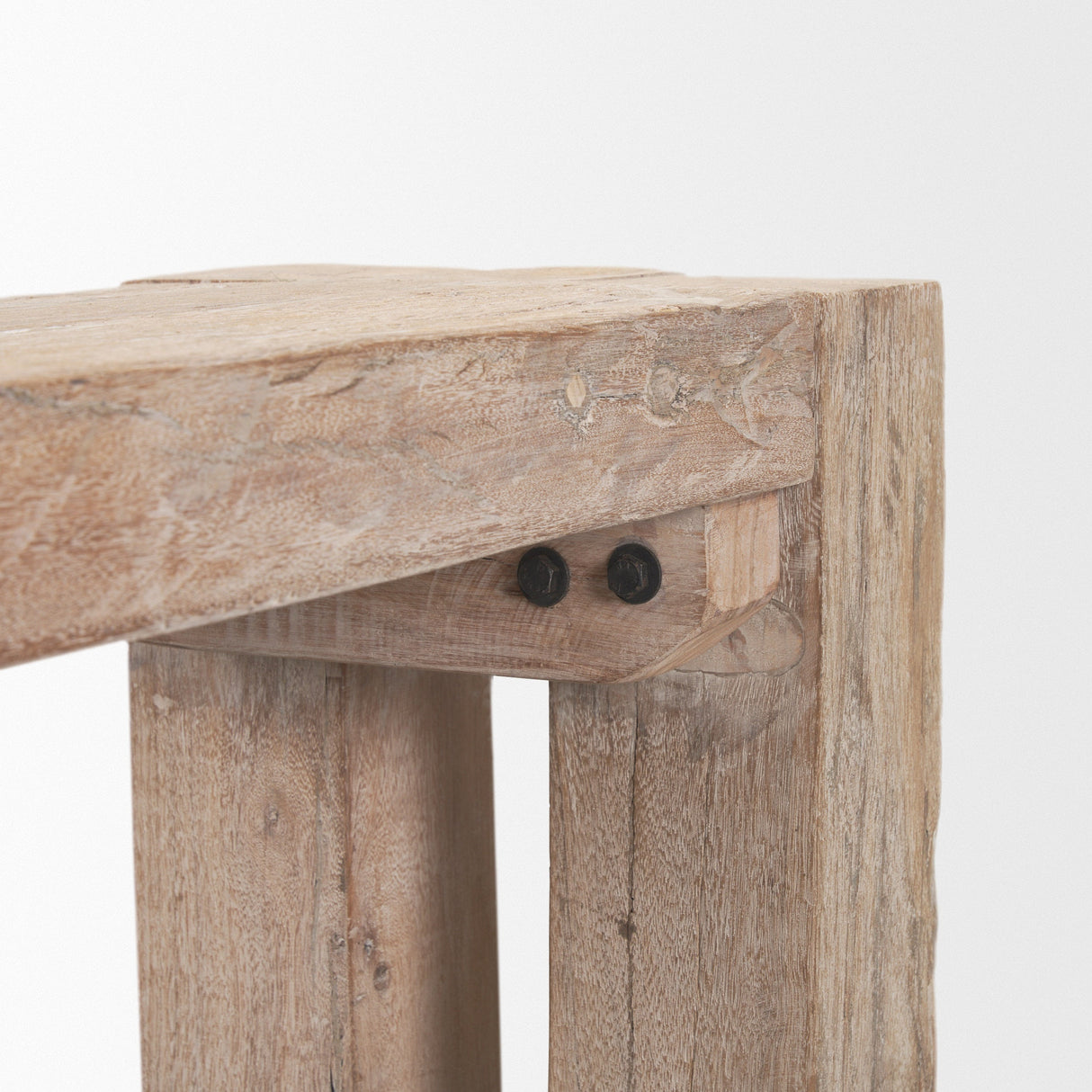 McArthur Whitewash Reclaimed Wood Bench by Mercana at Eve Furniture
