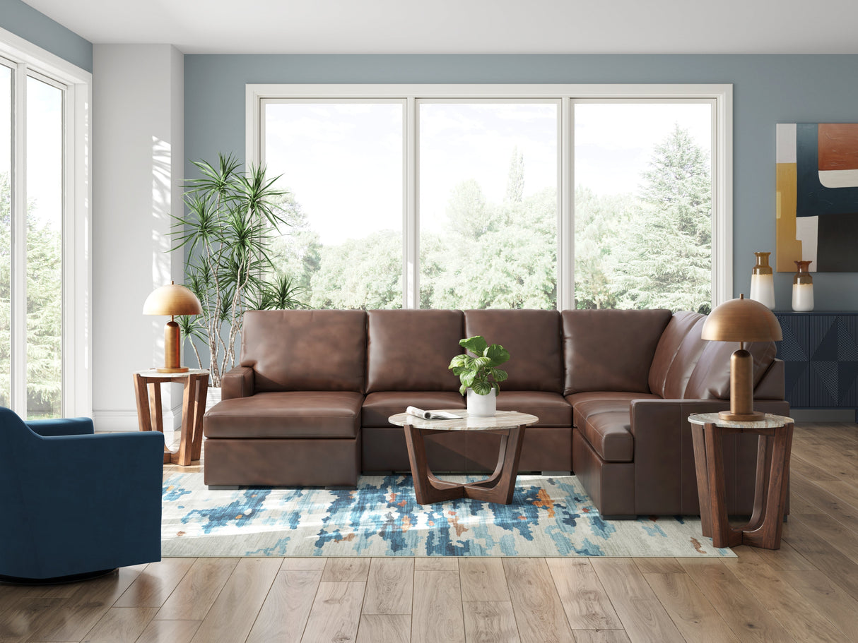 McDowlan Coffee 3-Piece Left Arm Facing Chaise Sectional by Ashley at Eve Furniture