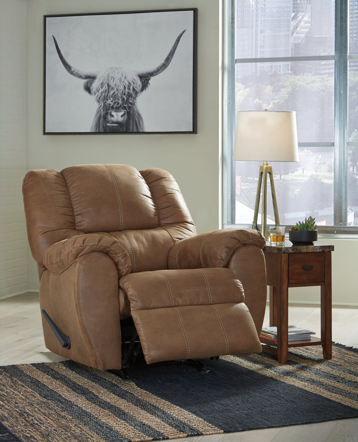 McGann Saddle Recliner by ASHLEY FURNITURE at Eve Furniture