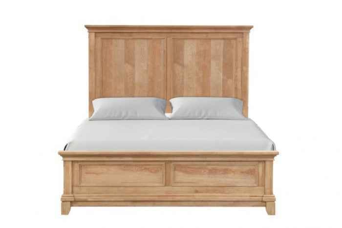McHenry Natural Oak 5-Piece Queen Bedroom Set by Furniture of America at Eve Furniture