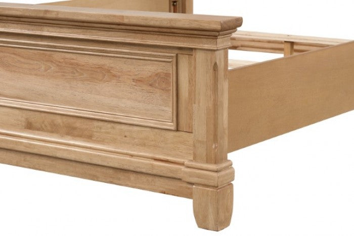 McHenry Natural Oak 5-Piece Queen Bedroom Set by Furniture of America at Eve Furniture