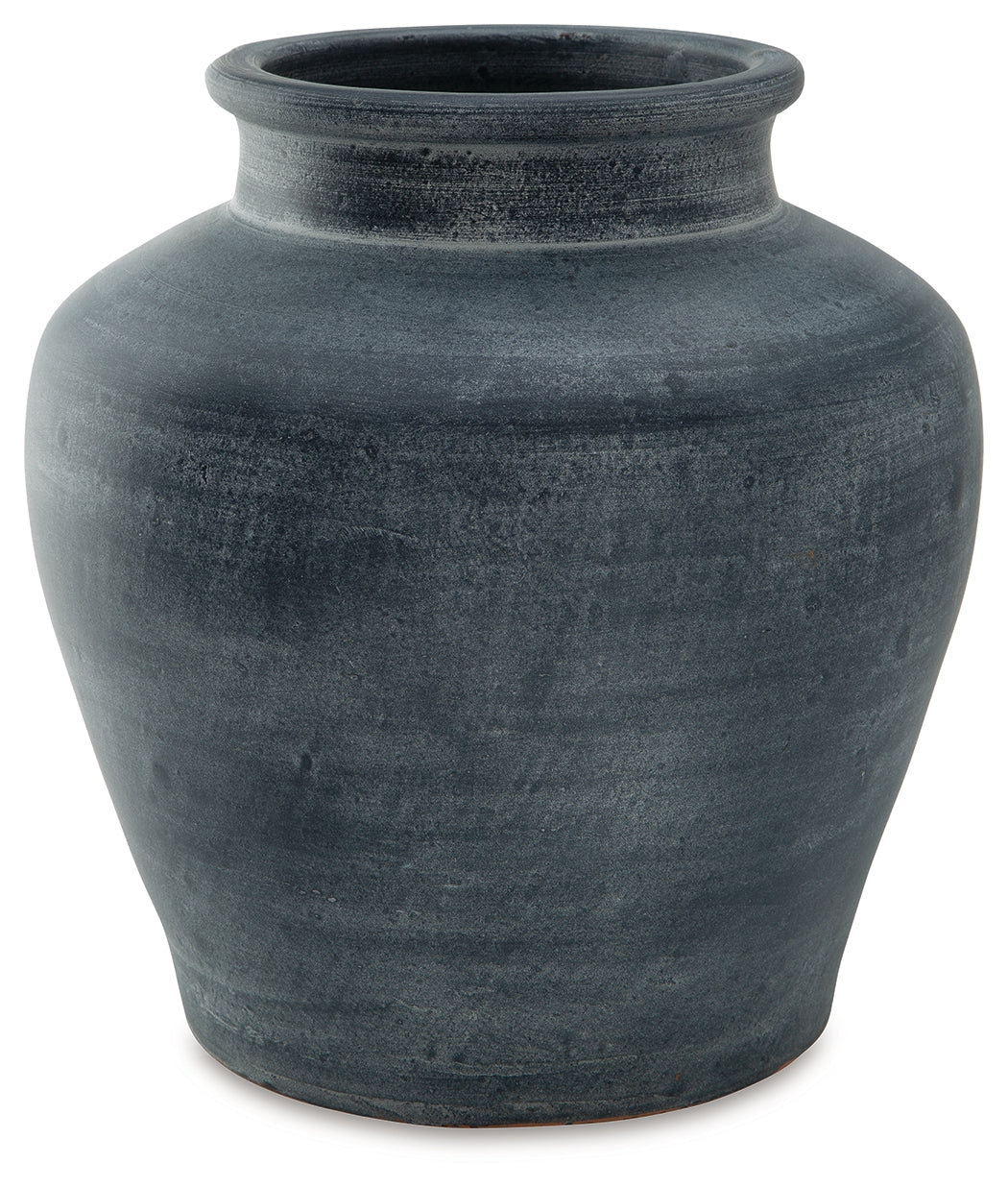 Meadie Distressed Blue Vase by Ashley at Eve Furniture