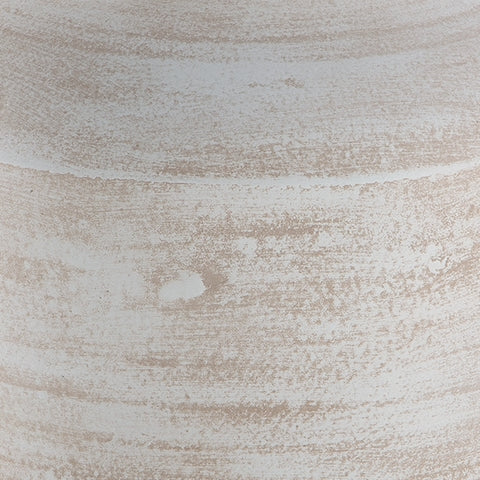 Meadie Distressed White Vase by Ashley at Eve Furniture