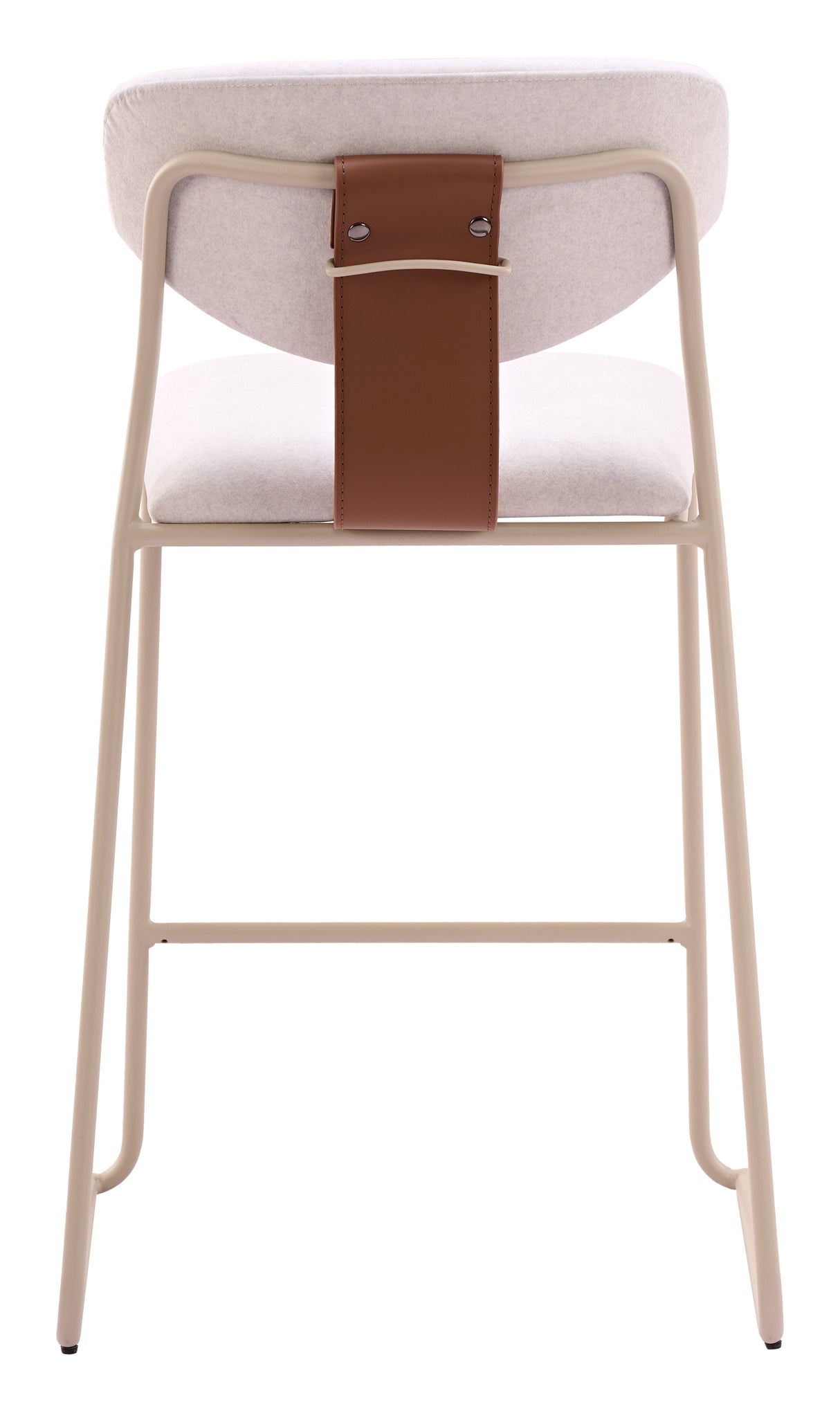 Meadow Cloud White Counter Stool (Set of 4) by Zuomod at Eve Furniture