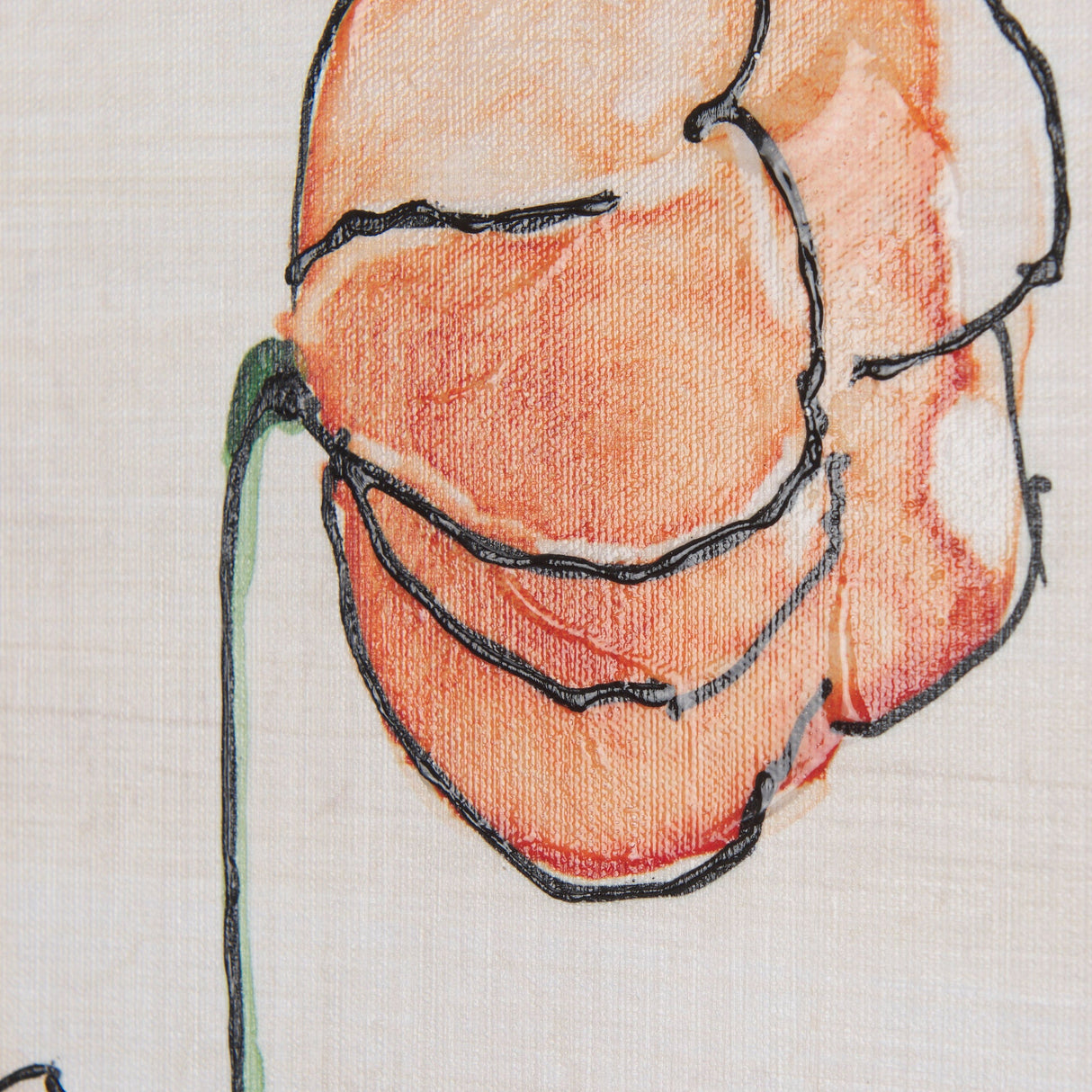 Meadow flowers I by Mercana Studio a Hand Embellished Textured Canvas by Mercana at Eve Furniture