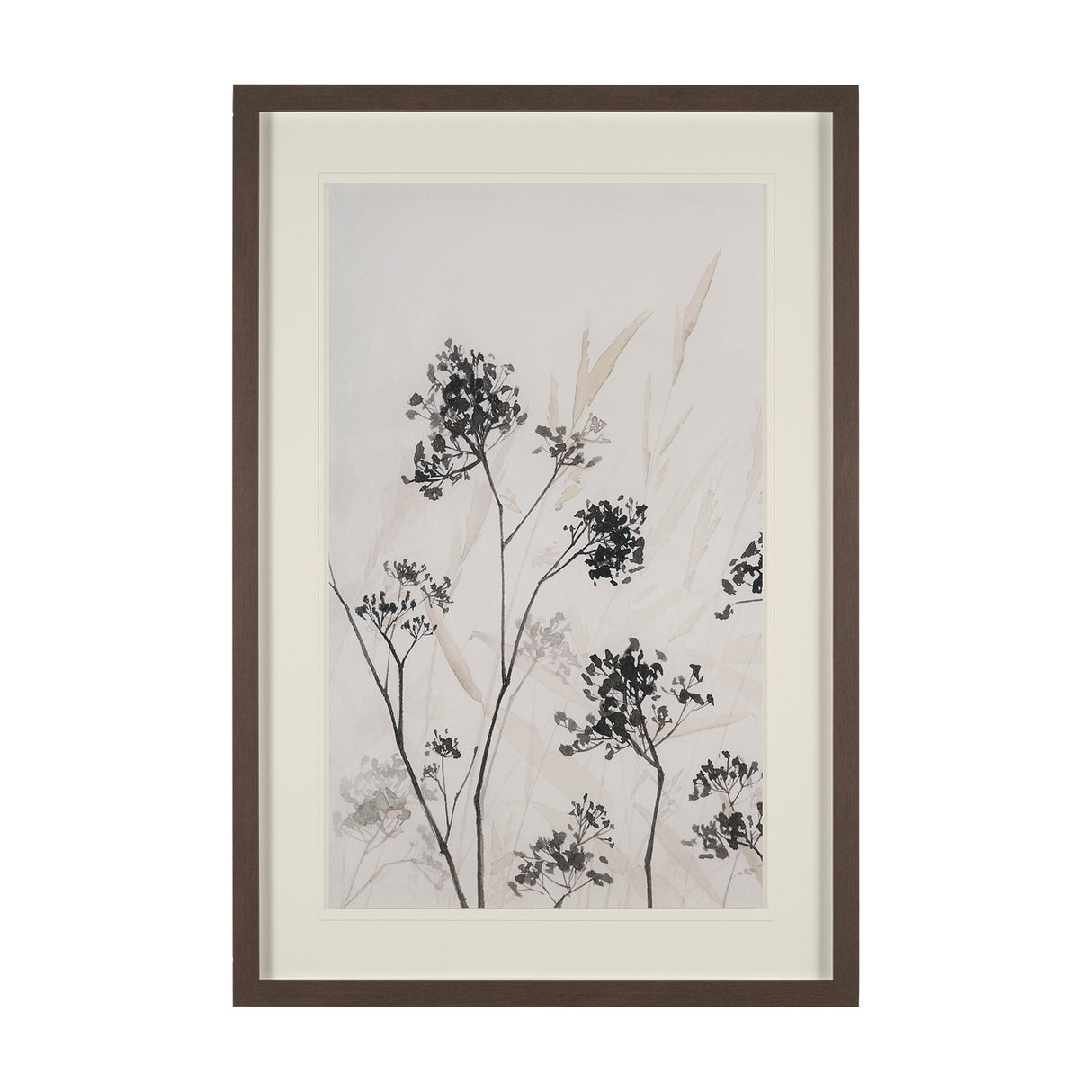 Meadow L by Mercana Studio Hand Embelished Textured Framed Artwork Matted under Glass by Mercana at Eve Furniture