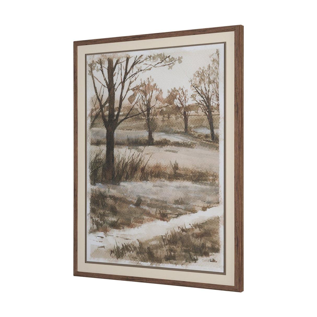 Meadow Memories I by Mercana Studio Hand Embelished Framed Artwork Matted under Glass by Mercana at Eve Furniture