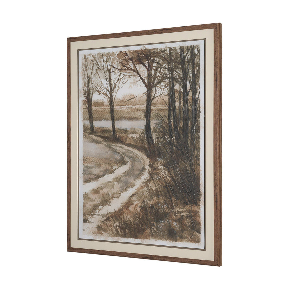 Meadow Memories II by Mercana Studio Hand Embelished Framed Artwork Matted under Glass by Mercana at Eve Furniture