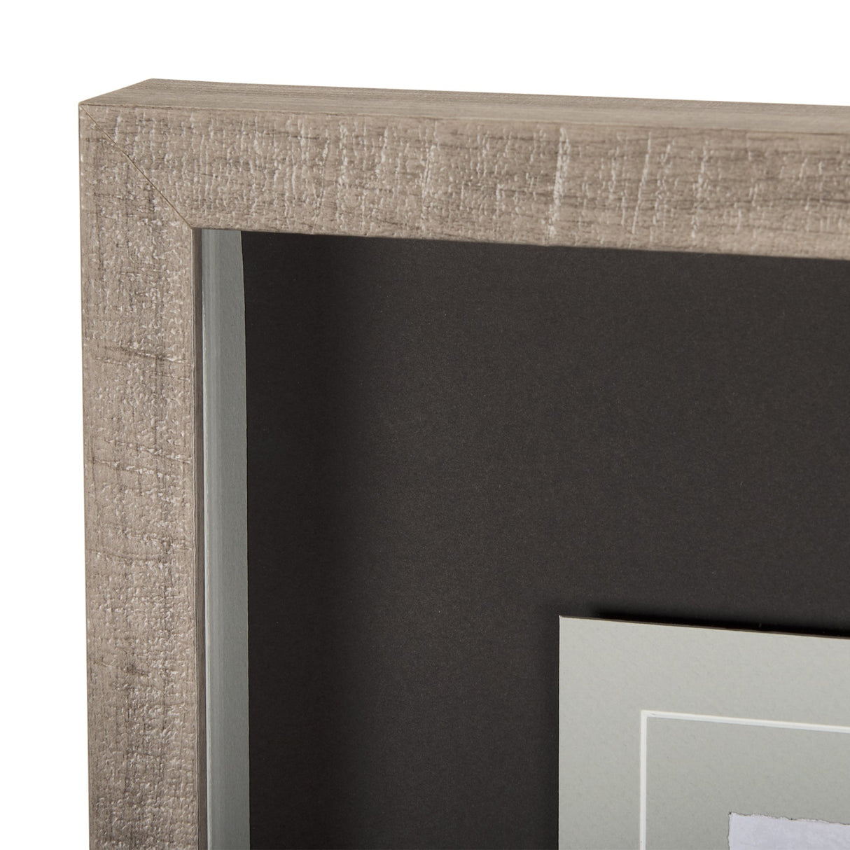 Meadow R by Mercana Studio a Hand Embellished Textured Framed Art Print Matted under Glass by Mercana at Eve Furniture