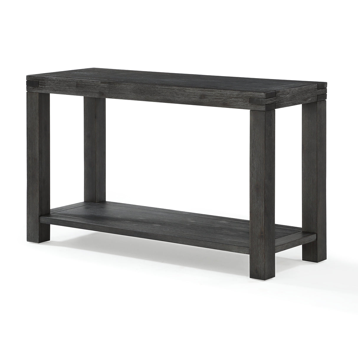 Meadow Solid Console Table in Graphite by Modus Furniture at Eve Furniture