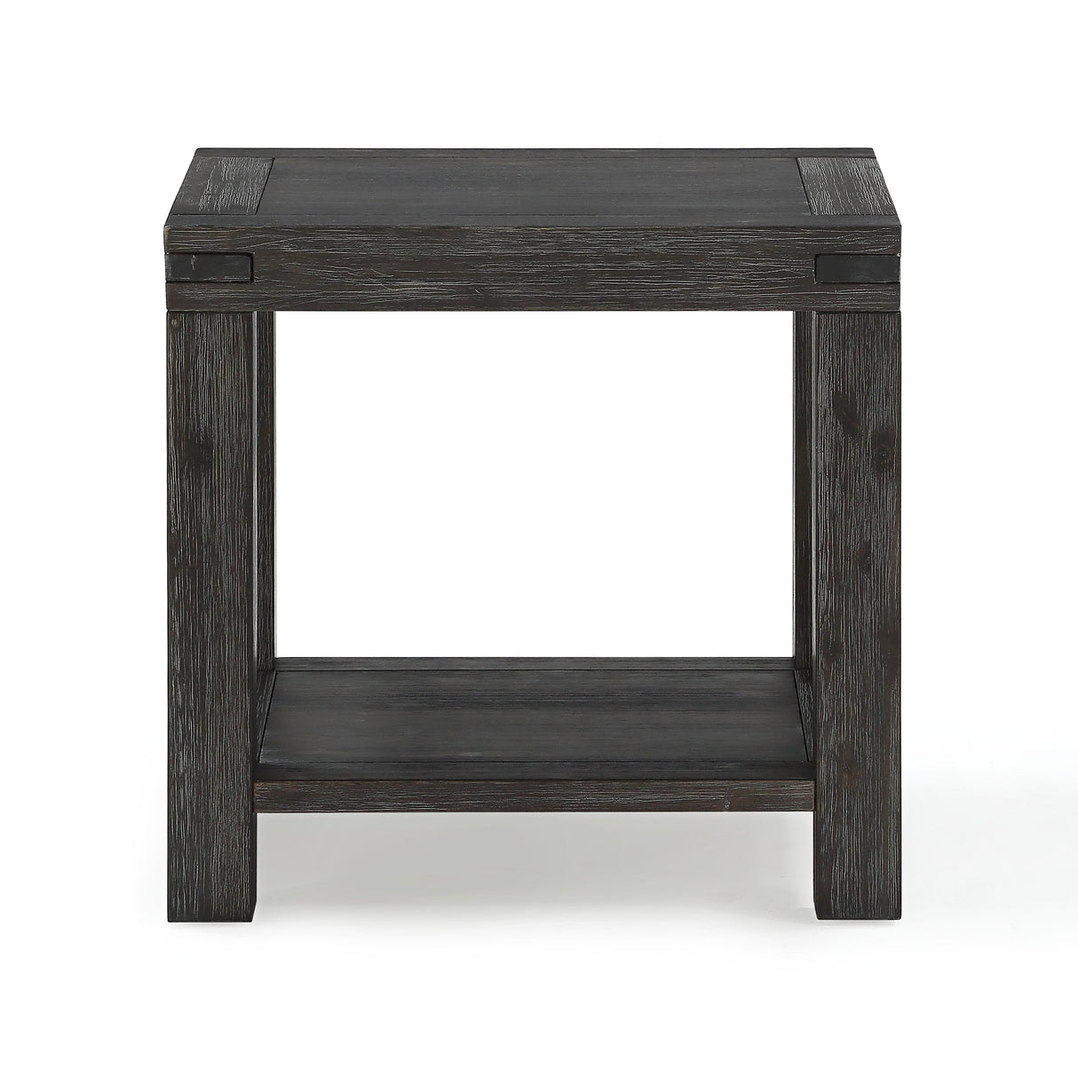 Meadow Solid Wood End Table in Graphite by Modus Furniture at Eve Furniture