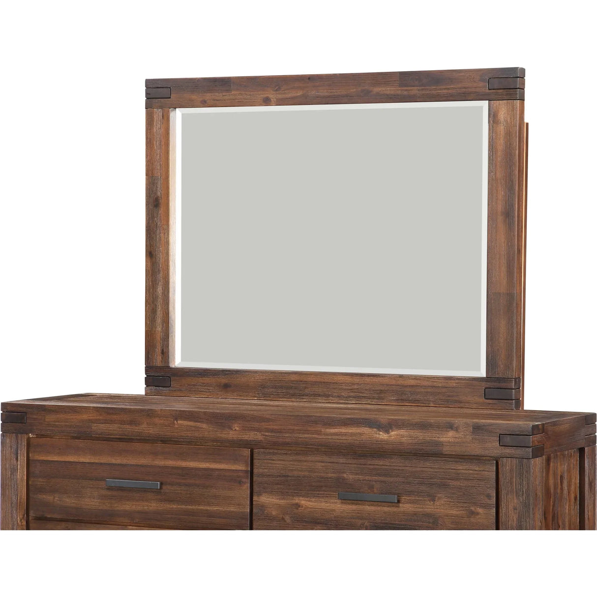Meadow Solid Wood Mirror in Brick Brown by Modus Furniture at Eve Furniture