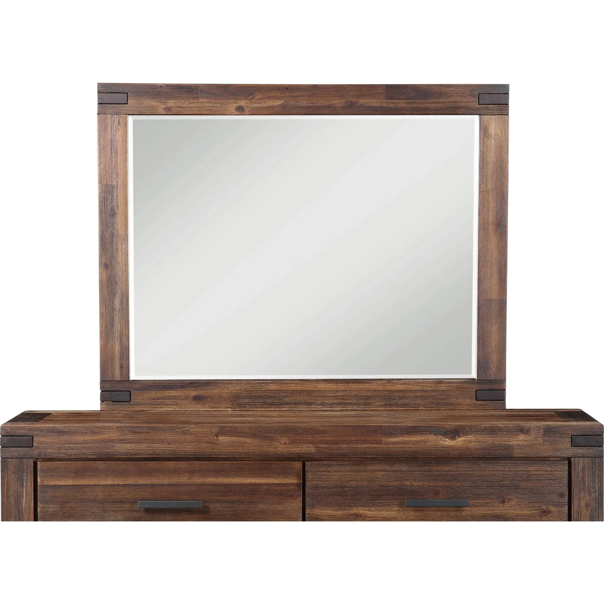 Meadow Solid Wood Mirror in Brick Brown by Modus Furniture at Eve Furniture