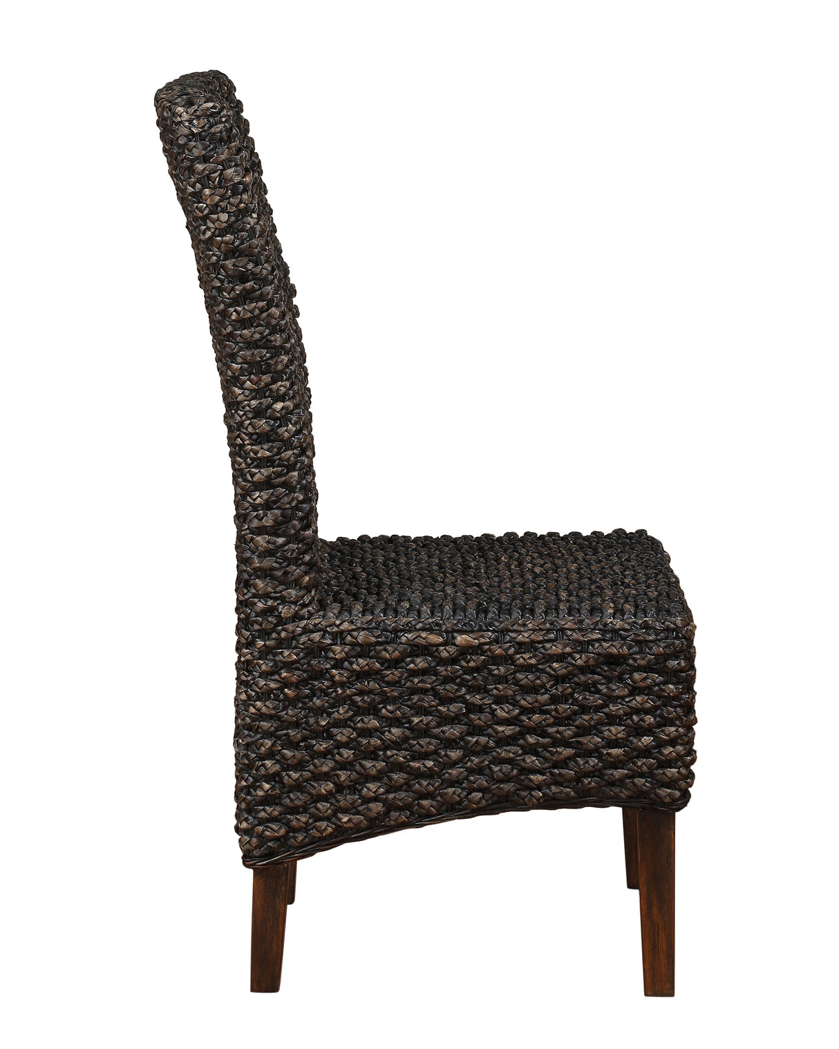 Meadow Wicker Dining Chair in Brick Brown (Set of 2) by Modus Furniture at Eve Furniture