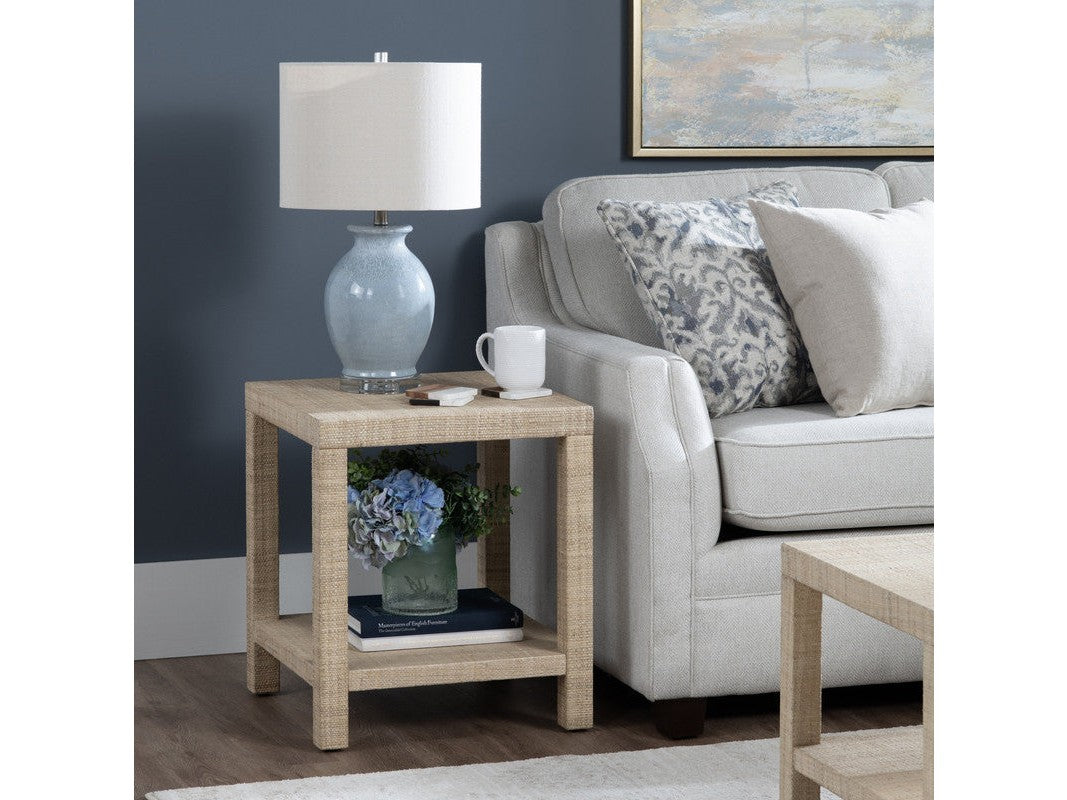 Meadows Blue/Cream Table Lamp (Set of 2) by Crestview at Eve Furniture