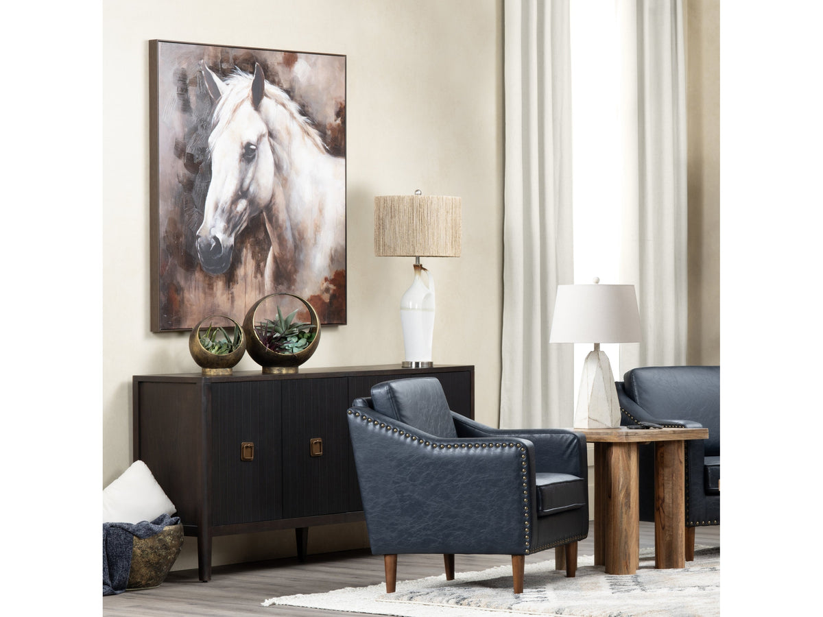 Meadows Brown/White Canvas by Crestview at Eve Furniture