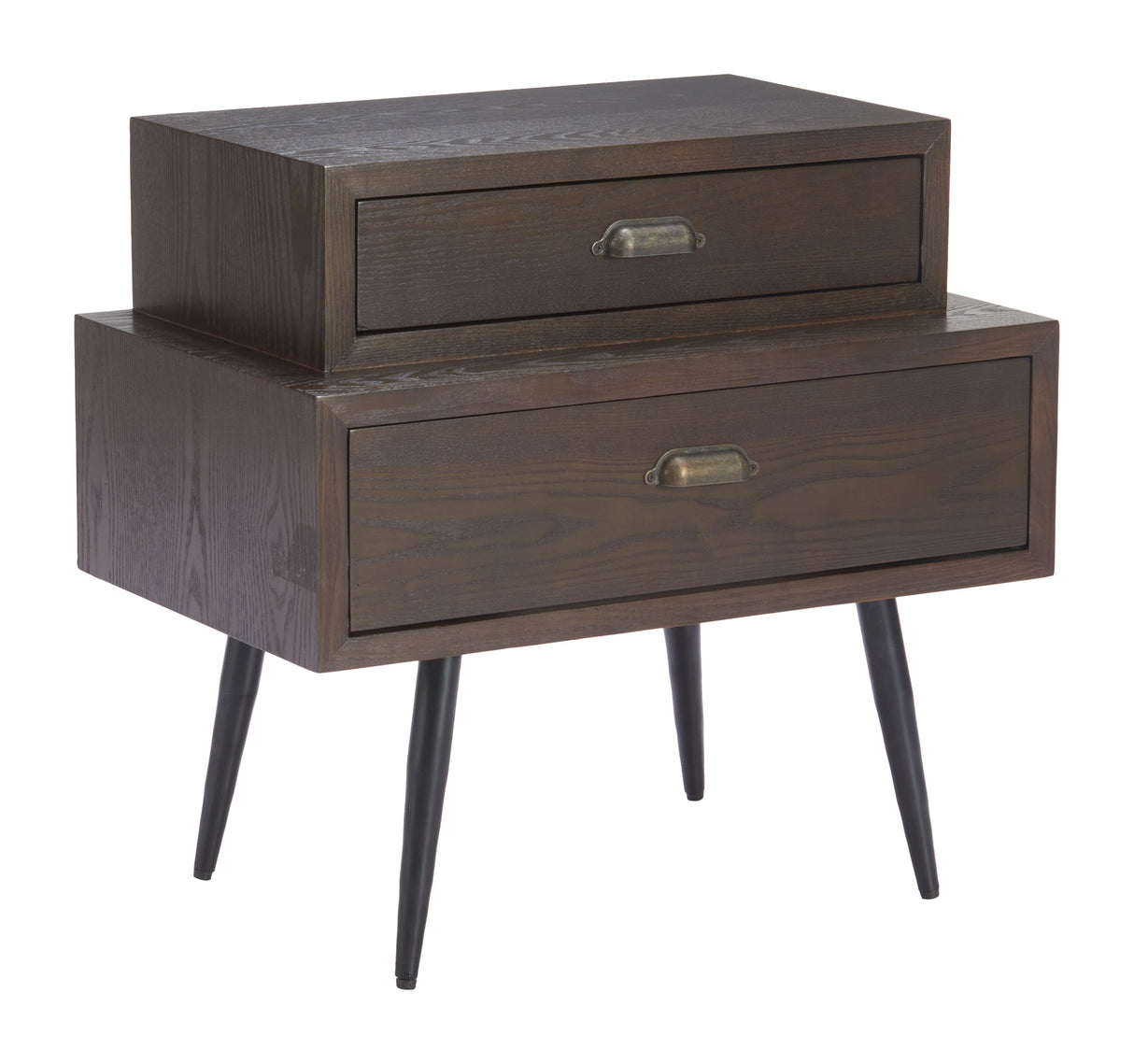 Mechy Brown Side Table by Zuomod at Eve Furniture