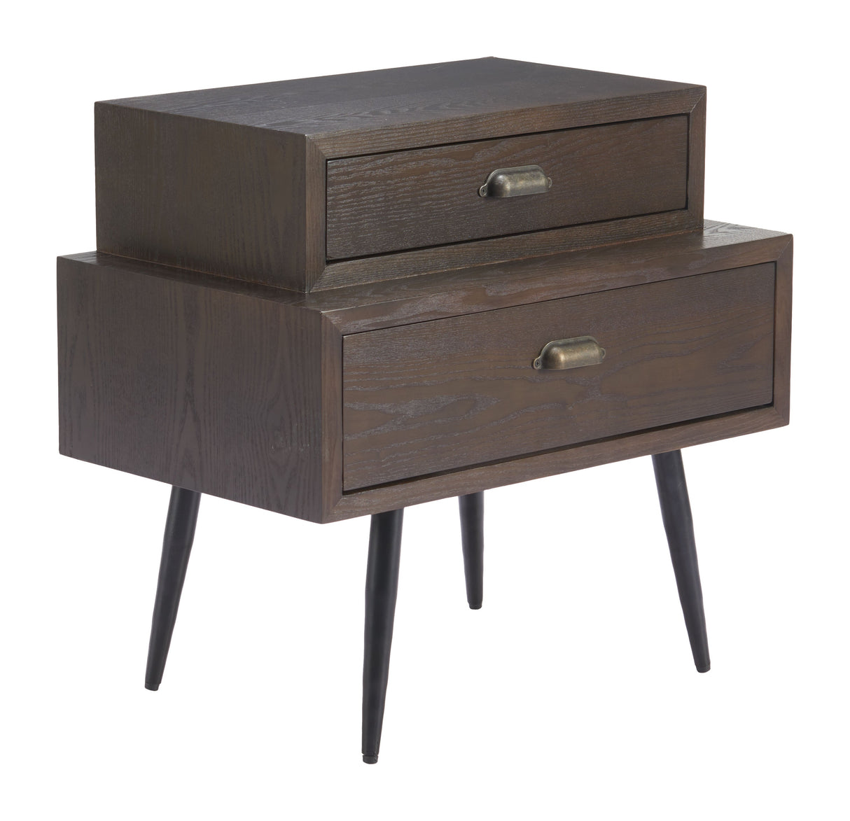 Mechy Brown Side Table by Zuomod at Eve Furniture