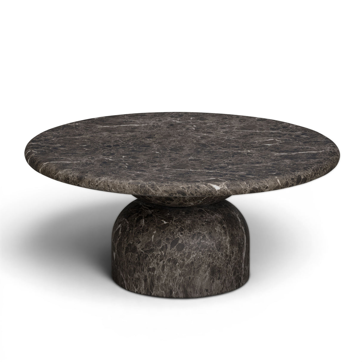 Cynthia 36" Dark Emperador Faux Marble Indoor/Outdoor Coffee Table by TOV Furniture at Eve Furniture