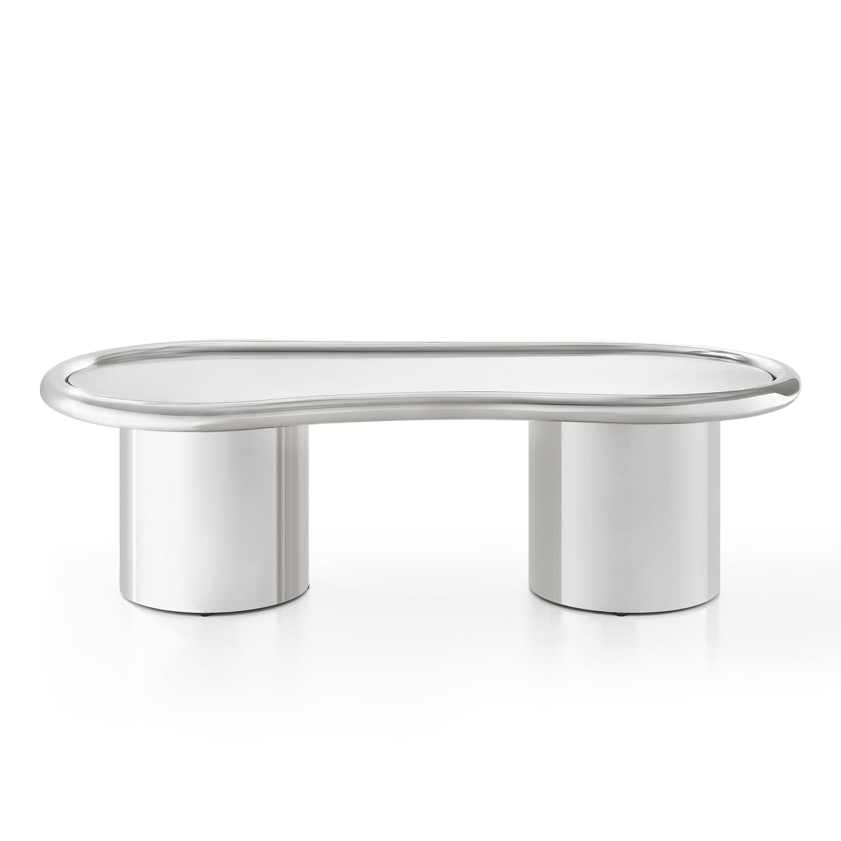 Sorya 51" Chrome Coffee Table by TOV Furniture at Eve Furniture