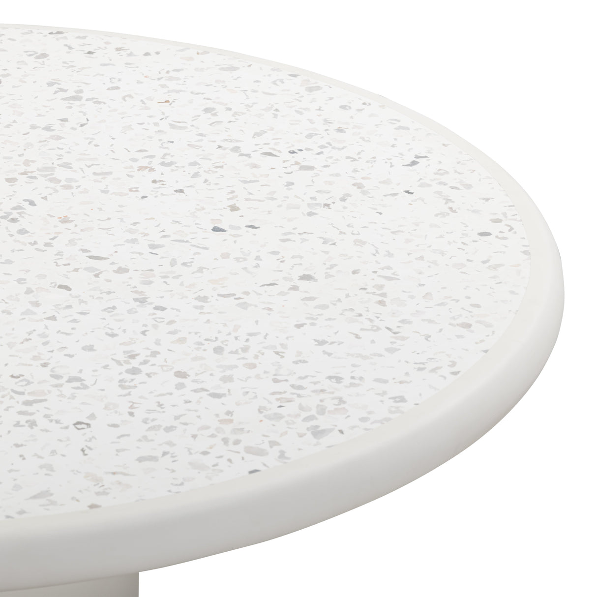 Billy 54" Concrete Terrazzo Indoor/Outdoor Dining Table by TOV Furniture at Eve Furniture