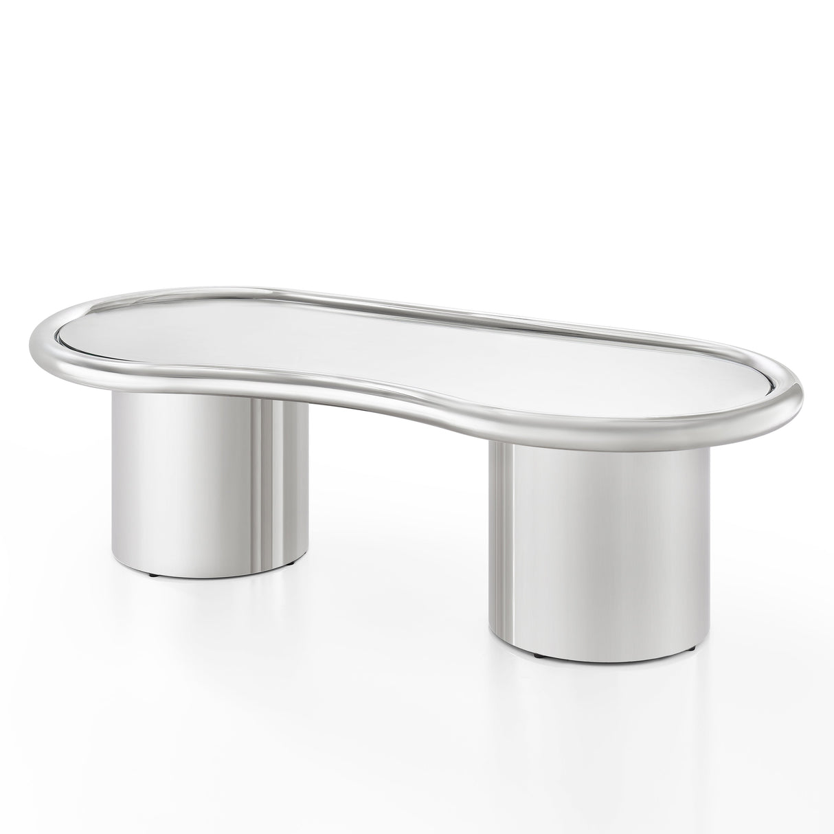 Sorya 51" Chrome Coffee Table by TOV Furniture at Eve Furniture