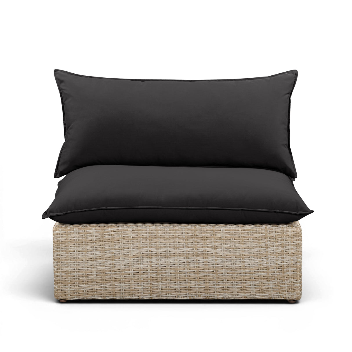 Cali Performance Fabric & Wicker Outdoor Armless Chair by TOV Furniture at Eve Furniture