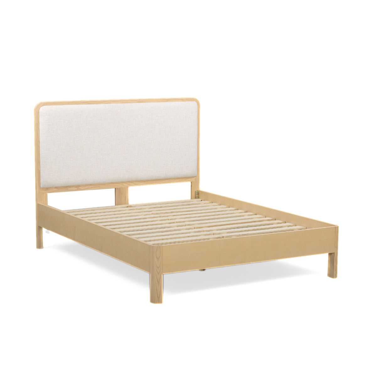 Rafaelle Natural Solid Ash Queen Bed by TOV Furniture at Eve Furniture
