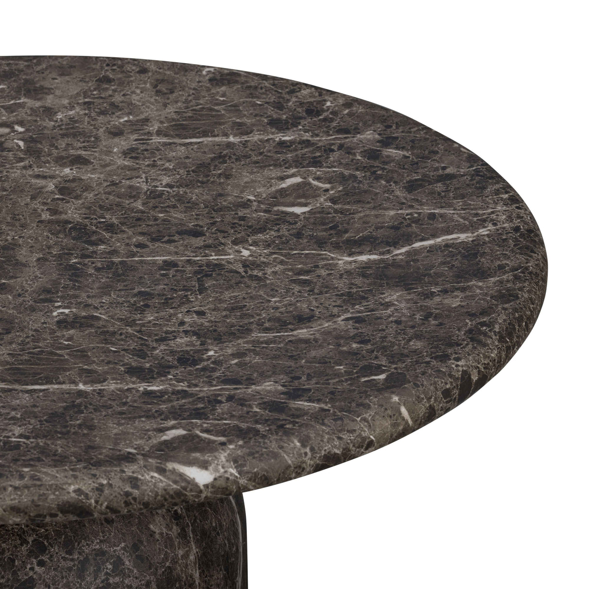 Cynthia 36" Dark Emperador Faux Marble Indoor/Outdoor Coffee Table by TOV Furniture at Eve Furniture