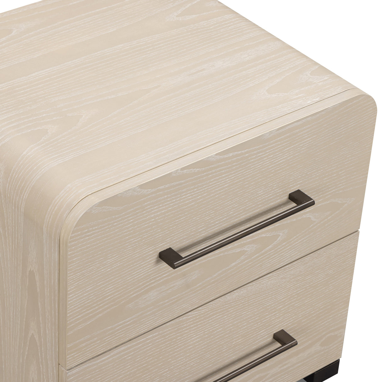 Marissa 22" Ash 2-Drawer Nightstand by TOV Furniture at Eve Furniture