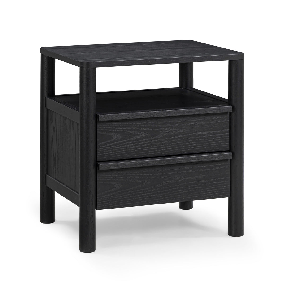Tyra 22" Black Ash Nightstand