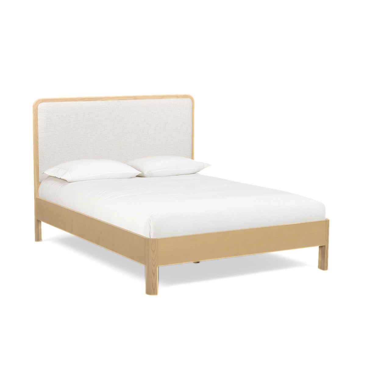 Rafaelle Natural Solid Ash Queen Bed by TOV Furniture at Eve Furniture
