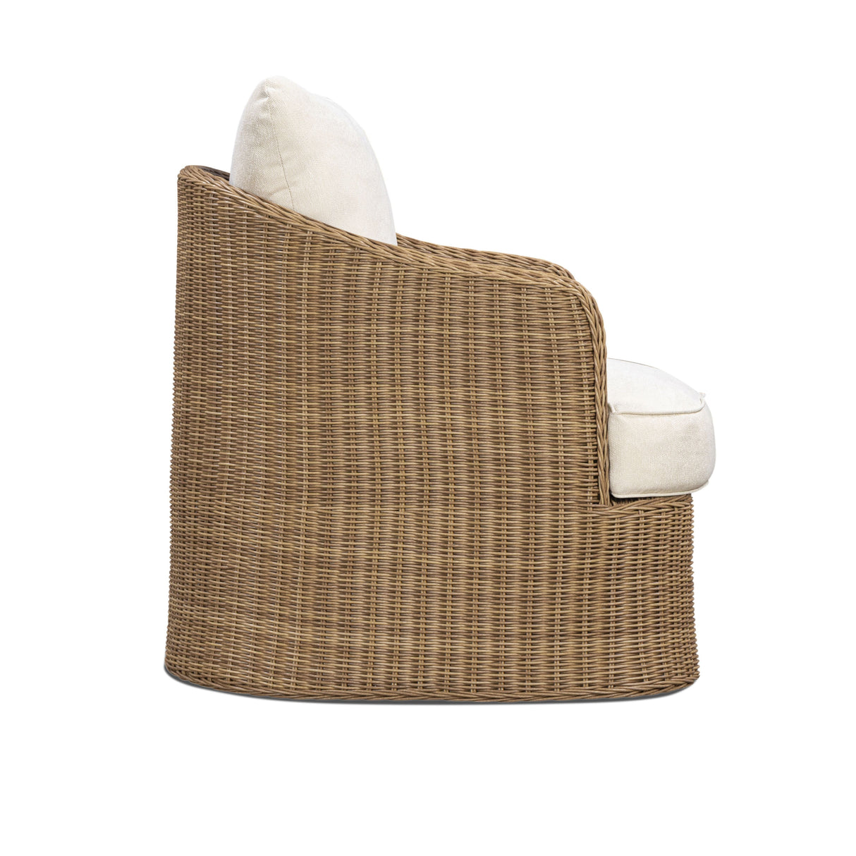 Axel Cream Boucle Outdoor Accent Chair