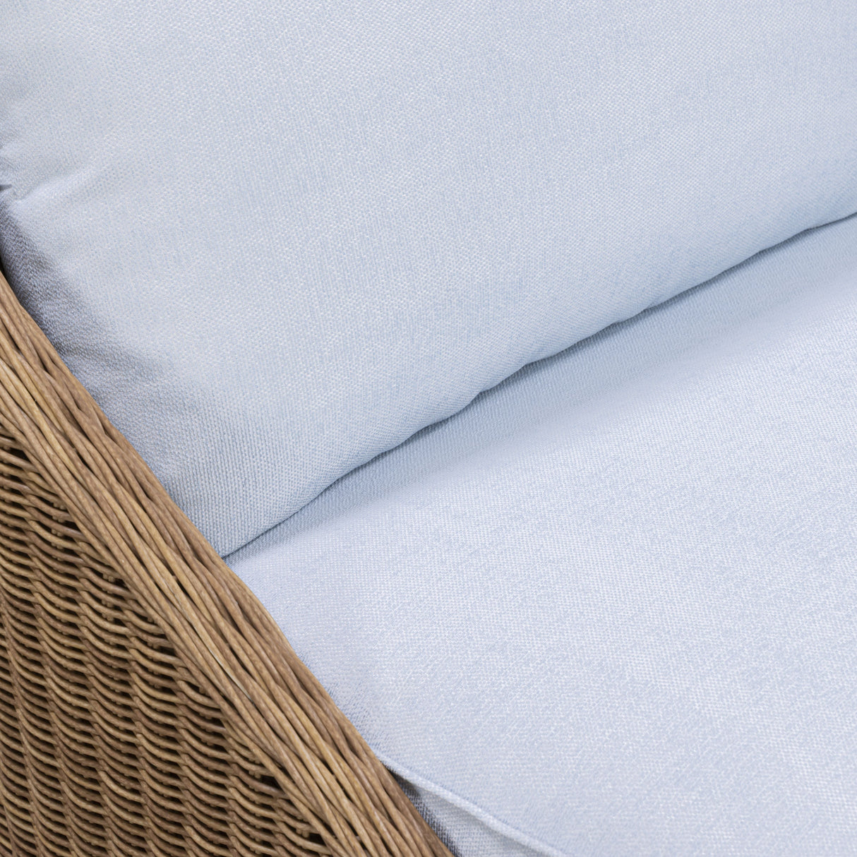 Axel Blue Boucle Outdoor Lounge Chair